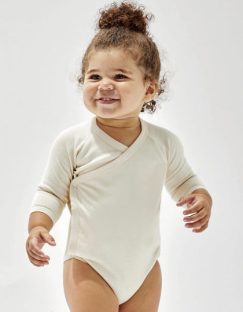 Baby Long Sleeve Kimono Bodysuit
