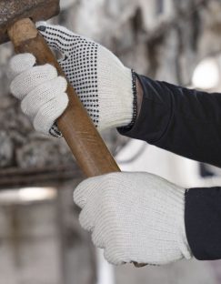 Robust Coarse Knitted Working Gloves Bursa