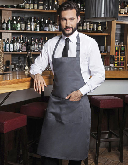 Bib Apron Basic With Pocket And Buckle
