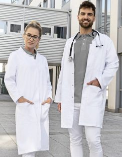 Ladies Workcoat Modern-Shape Stand-Up collar