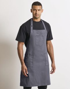Cotton Chino Bib Apron