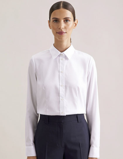 Women´s Blouse Regular Fit Fine Twill Longsleeve