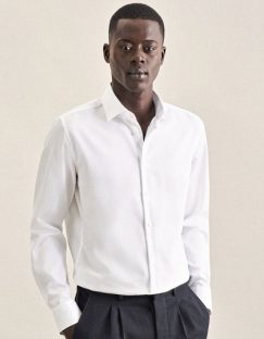 Men´s Shirt Shaped Fit Fine Twill Longsleeve