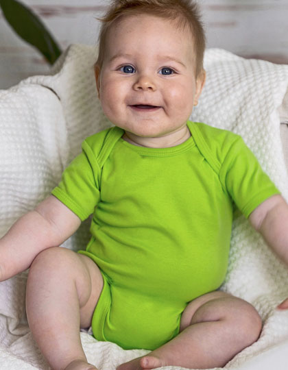 Organic Baby Bodysuit Short Sleeve Bailey 01