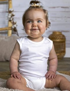 Organic Baby Bodysuit Sleeveless Rebel 03