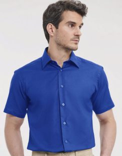 Men’s Short Sleeve Tailored Oxford Shirt