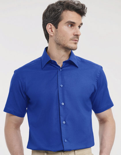 Men’s Short Sleeve Tailored Oxford Shirt