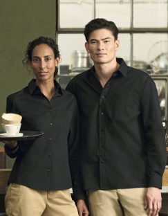 Men’s Long Sleeve Classic Polycotton Poplin Shirt