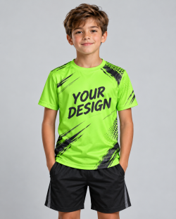 Koszulka Dziecięca Sportowa Fullprint O-Neck