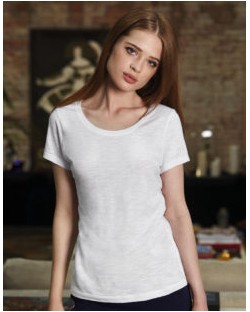 Damski Inspire Slub/women T-Shirt, B & C
