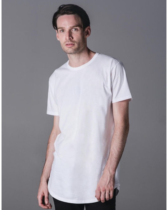 Dłuższy męski t-shirt Organic, Mantis