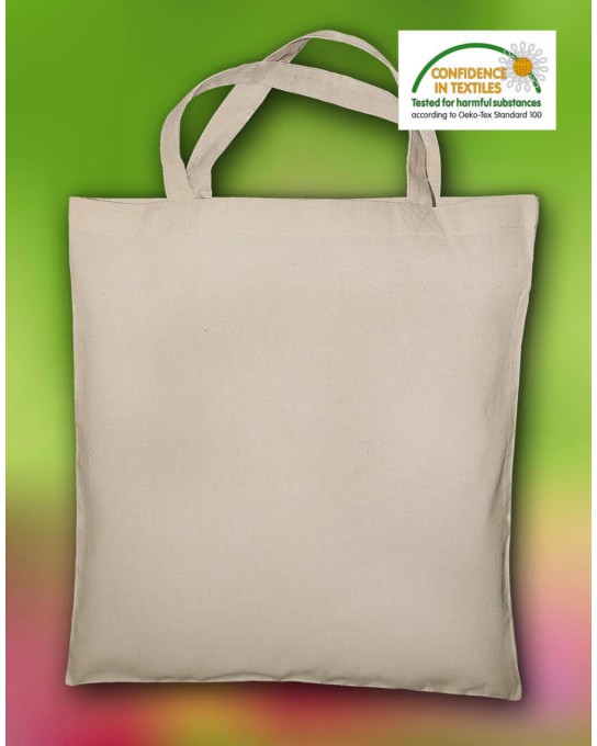 Torba z bawełny organicznej krótkie uchwyty, Bags by JASSZ
