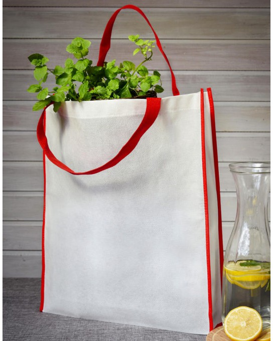 Kontrastowa torba krótkie uchwyty, Bags by JASSZ